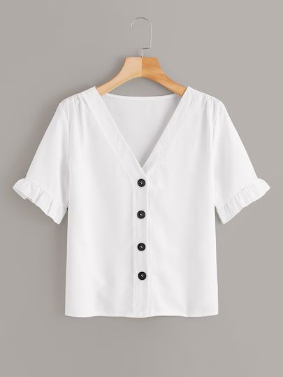 Blusa Casual Blanca